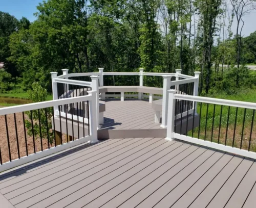 composite deck install bottom eggleville pa
